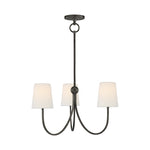 Reed Small Chandelier LIGHTING - chandelier Visual Comfort Bronze
