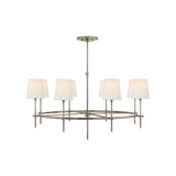 Bryant Large Ring Chandelier LIGHTING - chandelier Visual Comfort - Signature Antique Nickel