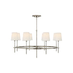 Bryant Large Ring Chandelier LIGHTING - chandelier Visual Comfort - Signature Polished Nickel