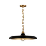 Piatto Medium Pendant LIGHTING - pendant Visual Comfort Hand-Rubbed Antique Brass Aged Iron