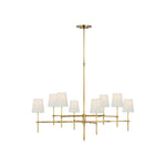 Bryant Extra Large Two Tier Chandelier LIGHTING - chandelier Visual Comfort - Signature Hand-Rubbed Antique Brass