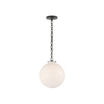 Katie Globe Pendant LIGHTING - pendant Visual Comfort - Signature Bronze White Glass