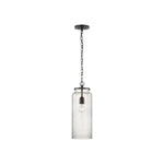 Katie Large Cylinder Pendant LIGHTING - pendant Visual Comfort - Signature Bronze Clear Glass