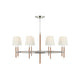 Polished Nickel and Natural Leather
