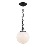 Capri Medium Pendant LIGHTING - pendant Visual Comfort Aged Iron