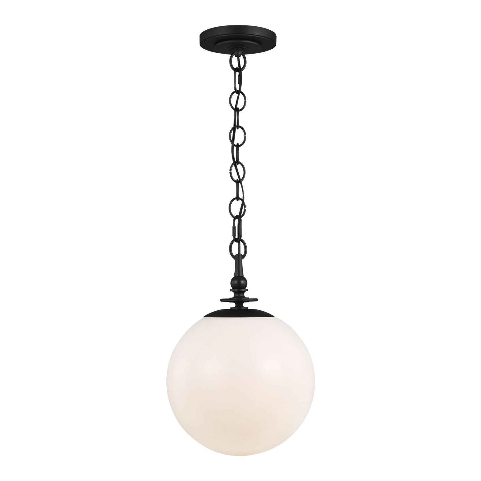 Capri Large Pendant LIGHTING - pendant Visual Comfort Aged Iron
