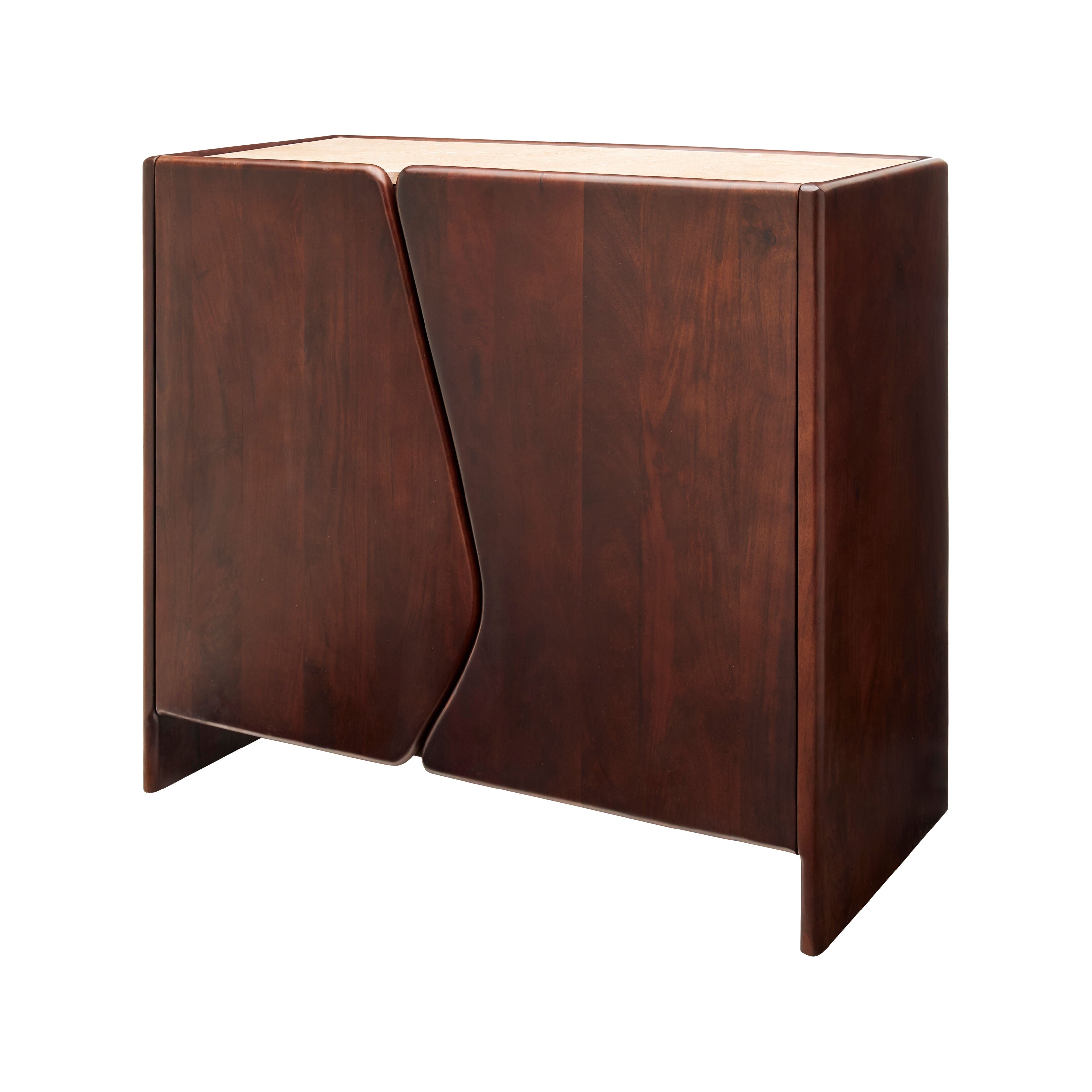 Tammy Cabinet FURNITURE - cabinet Surya Dark Brown