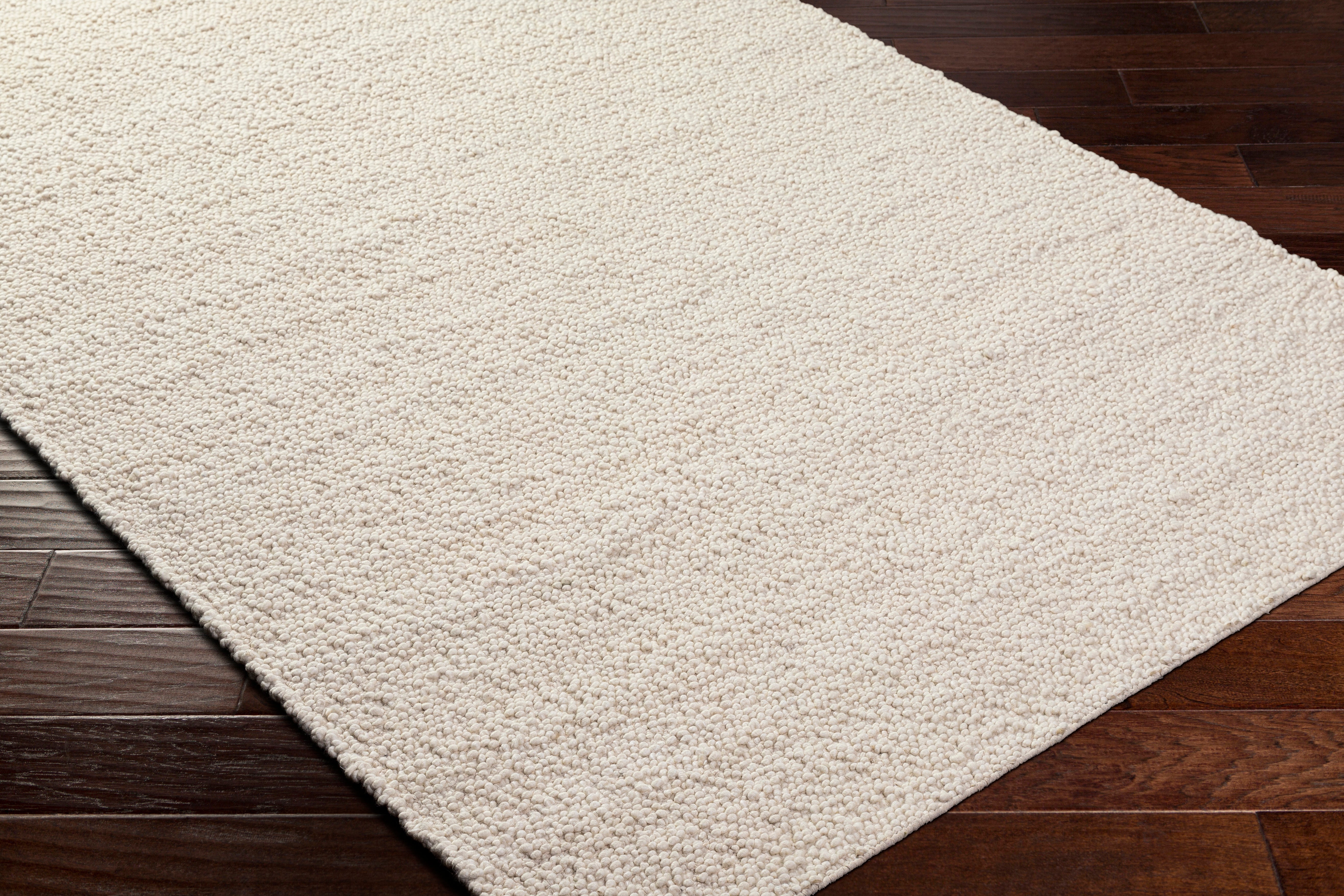 Tamalou Ivory Handwoven Rug RUGS - wool Surya