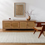 Tamalou Ivory Handwoven Rug RUGS - wool Surya