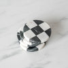 Checkered Coaster Set - Round - Rug & Weave