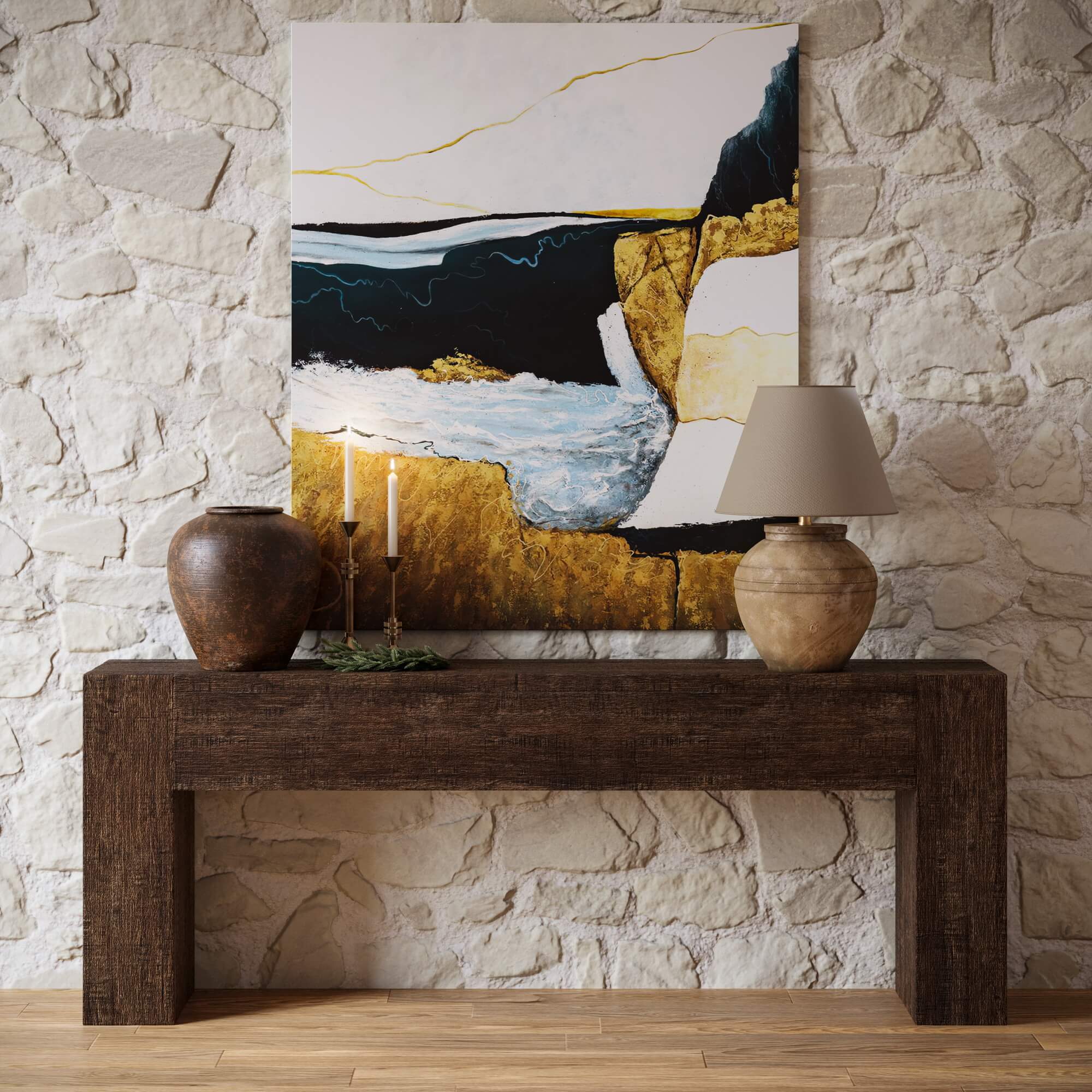 Timmy Teak Console FURNITURE - console table Bramble