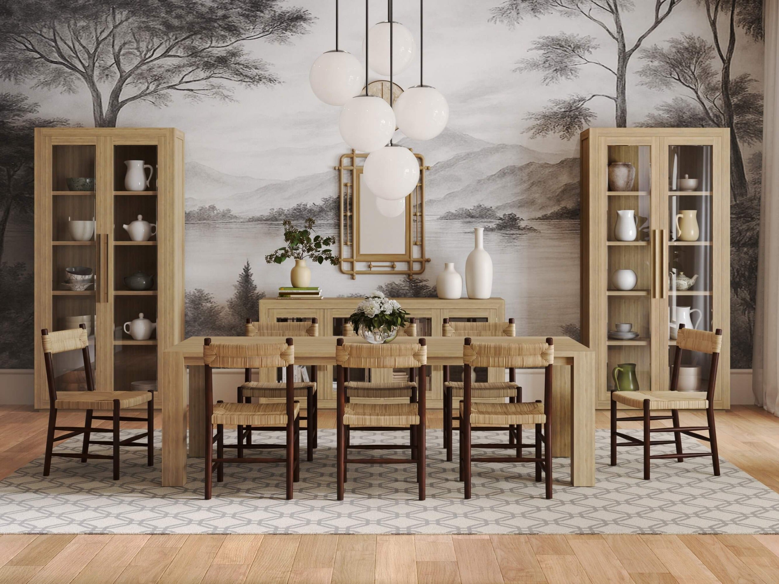 Florence Display Cabinet FURNITURE - cabinet Bramble