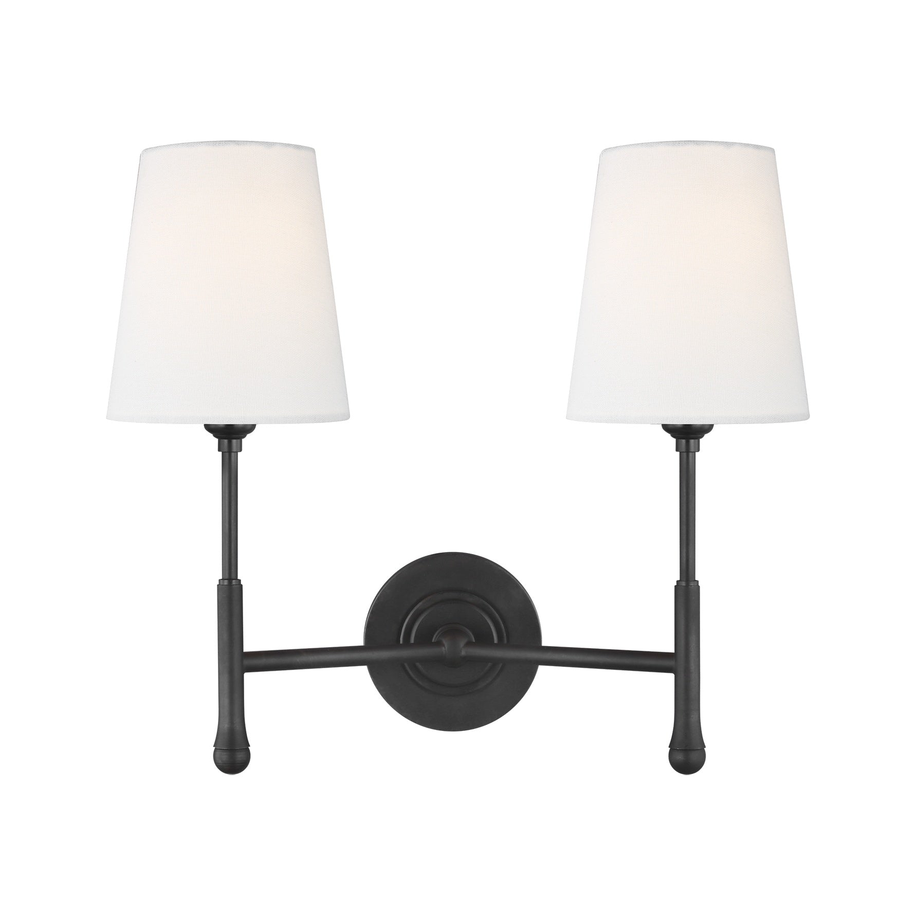 Capri Double Sconce, Aged Iron