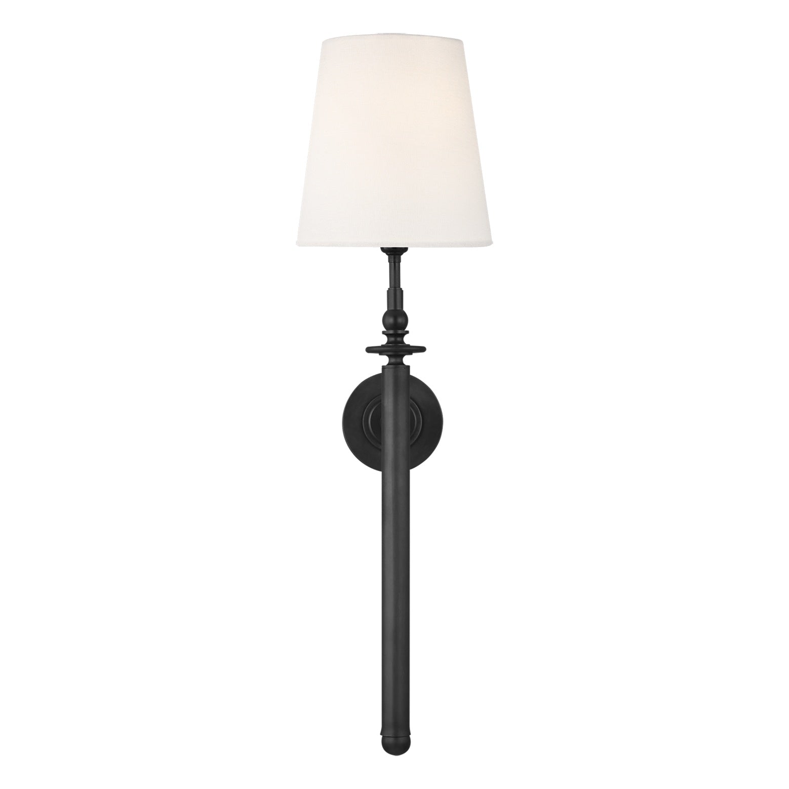 Capri Tail Sconce, Aged Iron