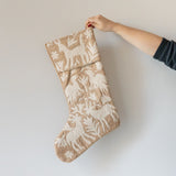 Nutmeg Linen Stocking - Rug & Weave