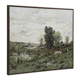 Natura Verde Framed Canvas ARTWORK - framed print Renwil
