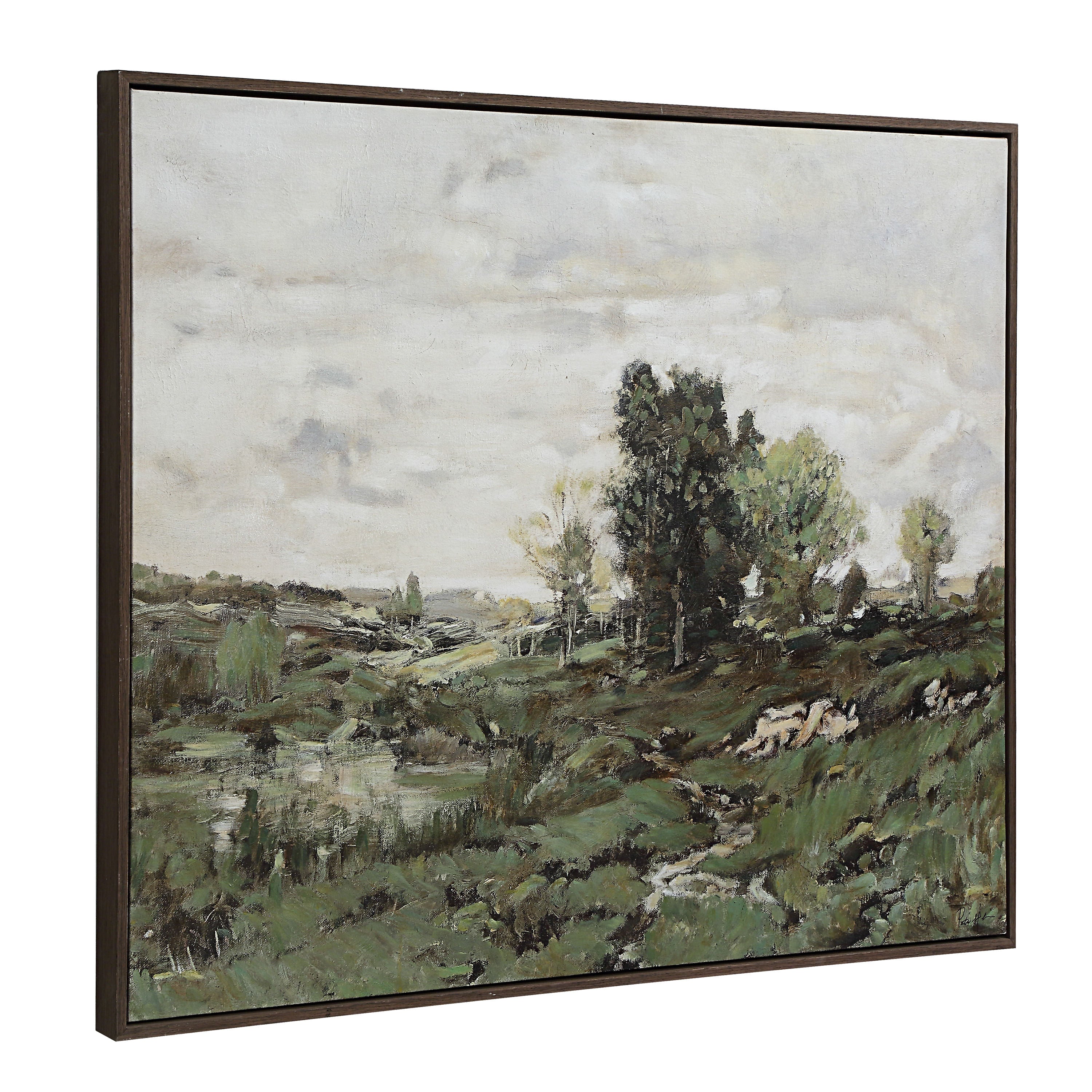 Natura Verde Framed Canvas ARTWORK - framed print Renwil