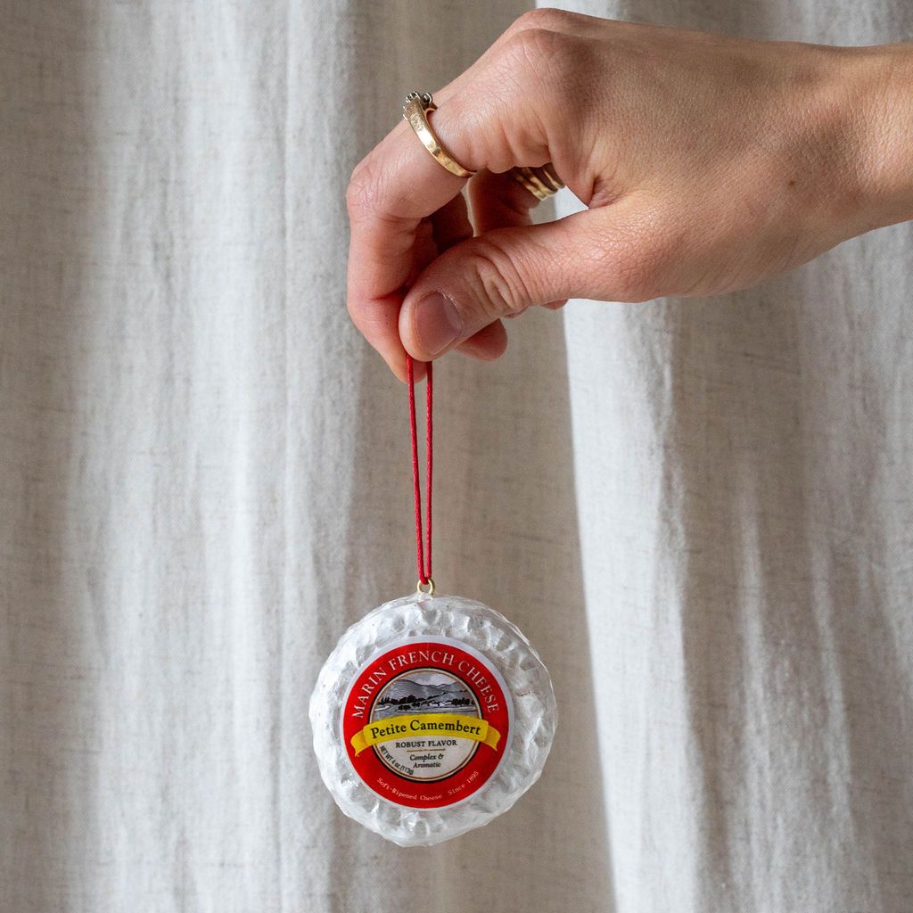 Resin Camembert Cheese Ornament - Rug & Weave