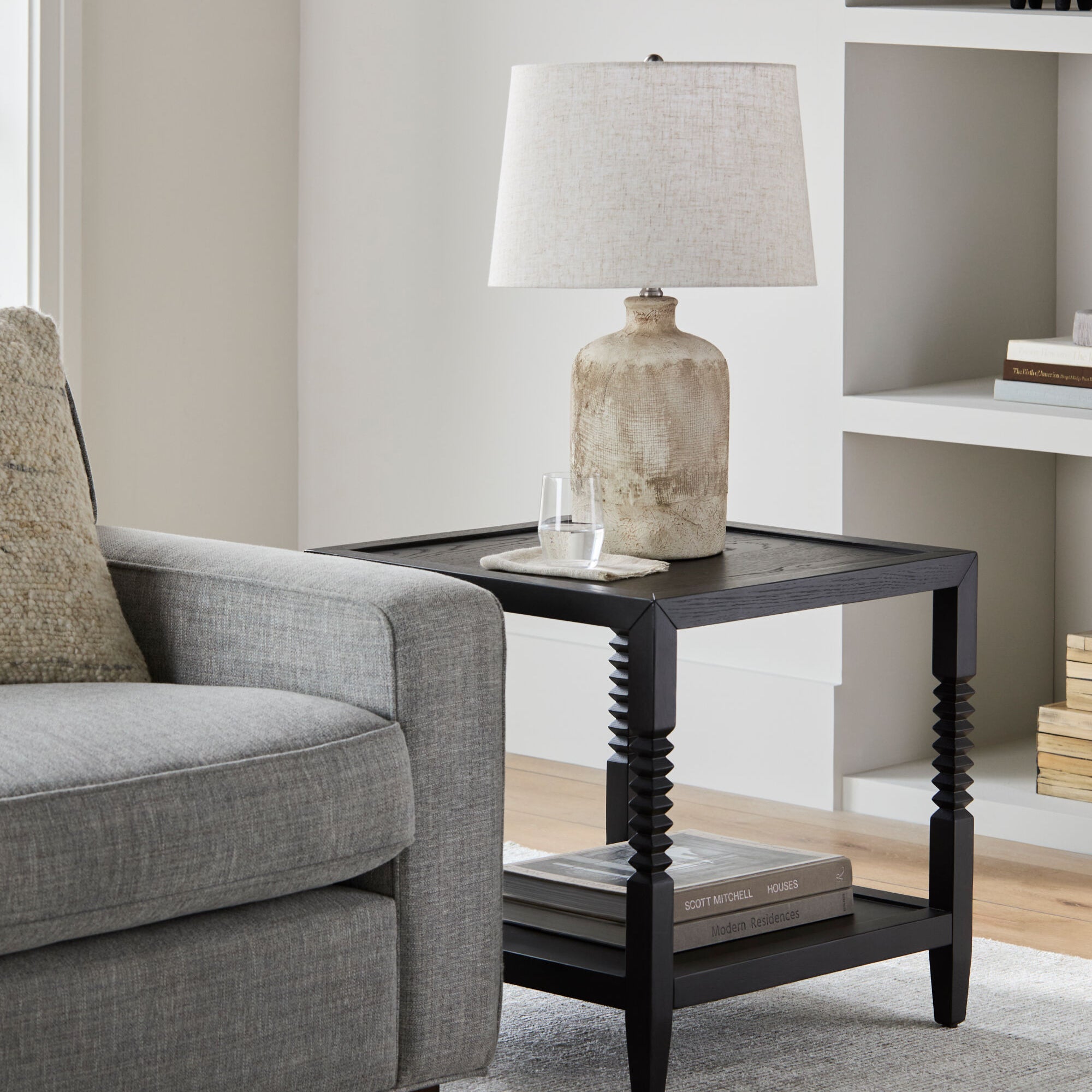 Vander End Table FURNITURE - end table Surya