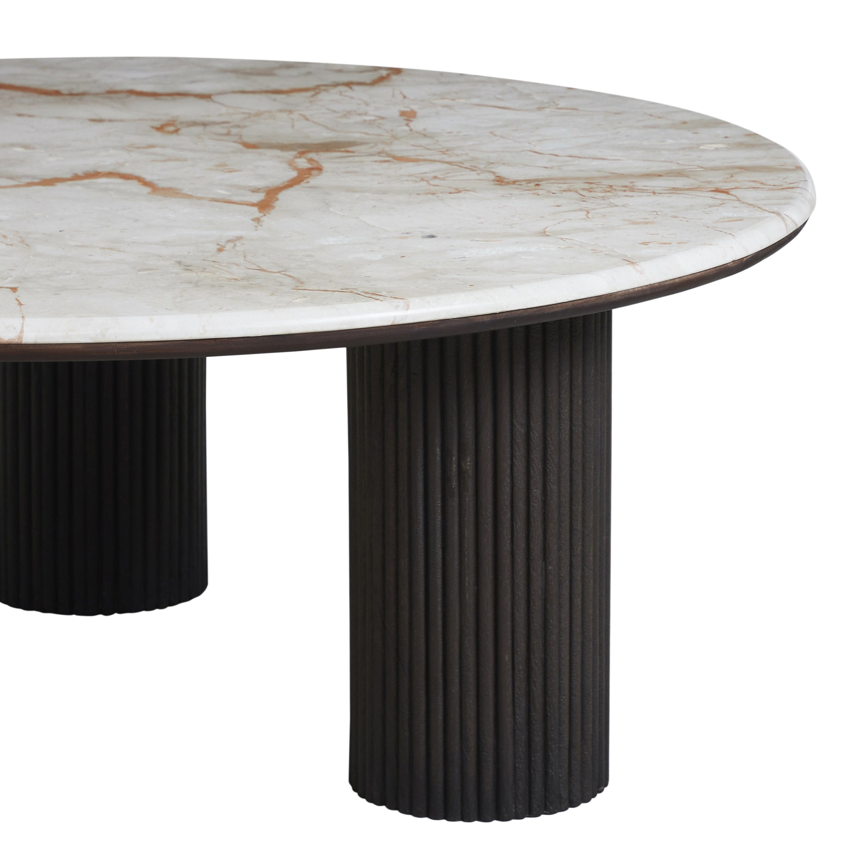 Alviano Breccia Marble Coffee Table FURNITURE - coffee table Renwil