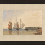 "Boats at Dawn" Framed Art Print ARTWORK - framed art Wendover Art Group