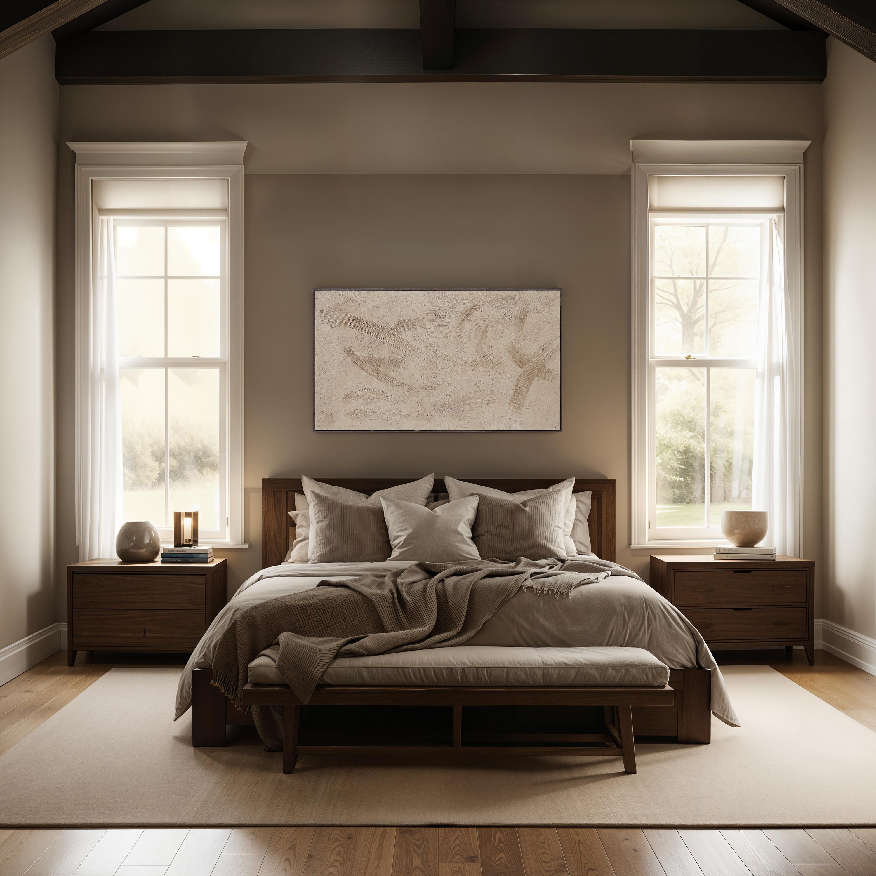 "Trofina" Framed Canvas ARTWORK - painting Renwil