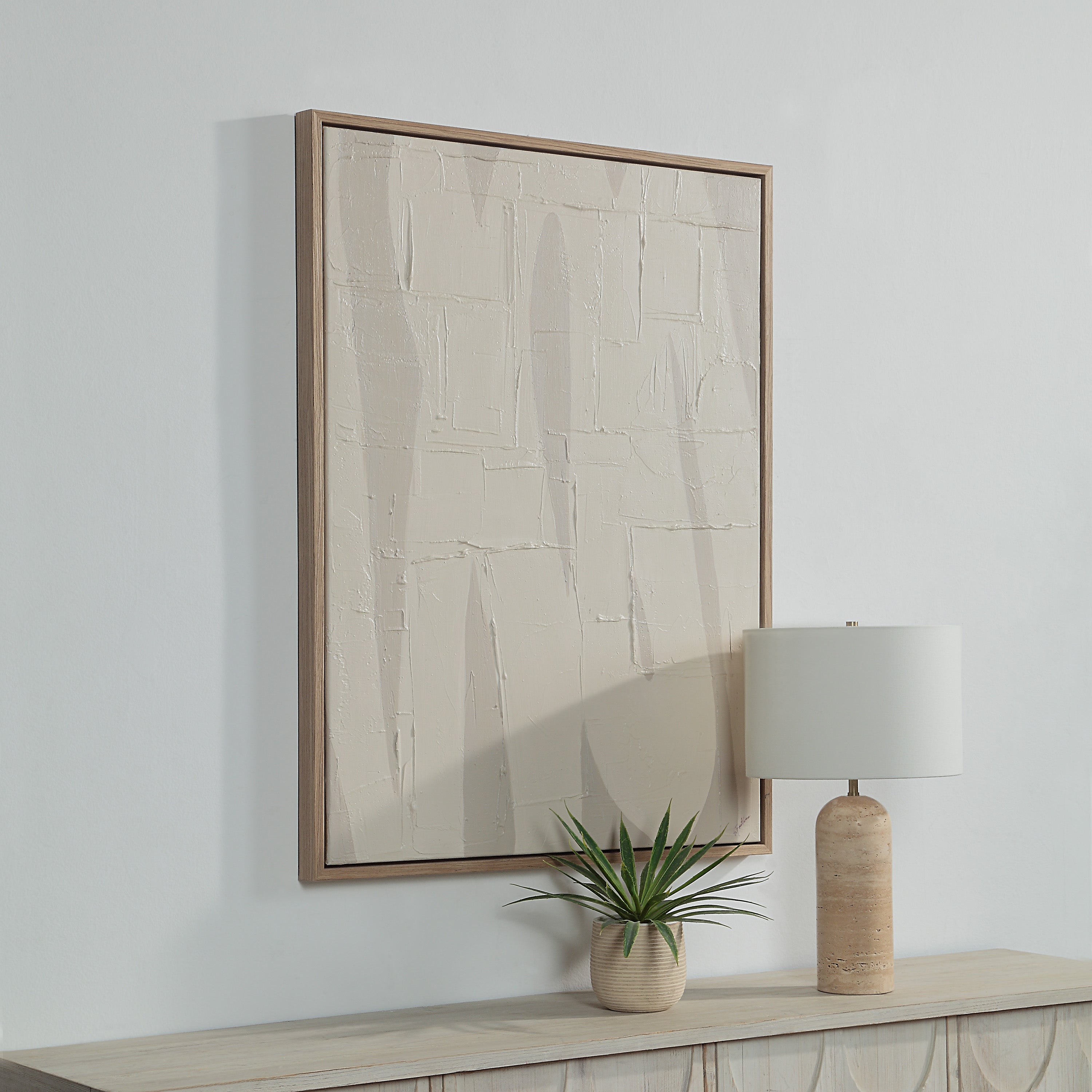 "Ellegra" Framed Canvas ARTWORK - framed art Renwil