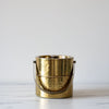Ice Bucket with Brass Finish - Rug & Weave