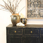 Bobbie Four Door Sideboard - Weathered Black - Rug & Weave