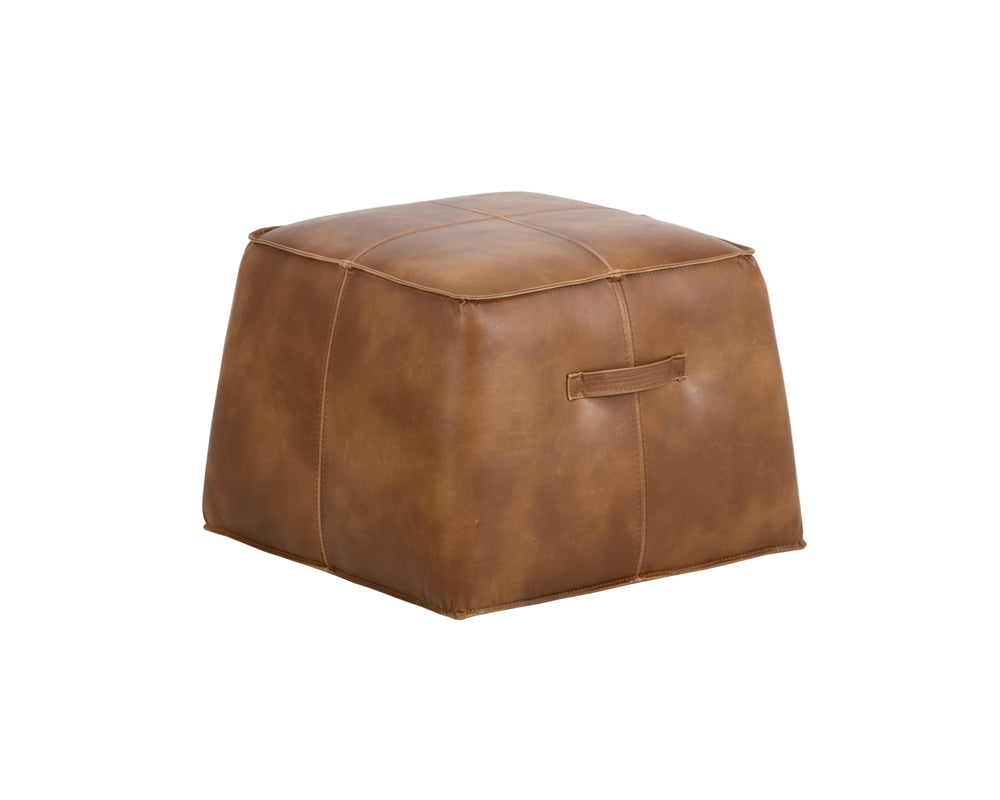 Aiden Ottoman / Tan 6 - FURNITURE - ottoman Sunpan