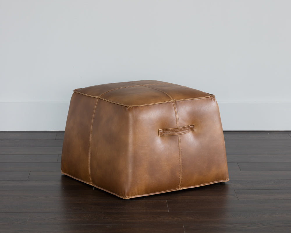 Aiden Ottoman / Tan 6 - FURNITURE - ottoman Sunpan