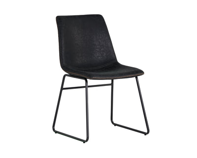 Cal Dining Chair - Antique Black - Rug & Weave