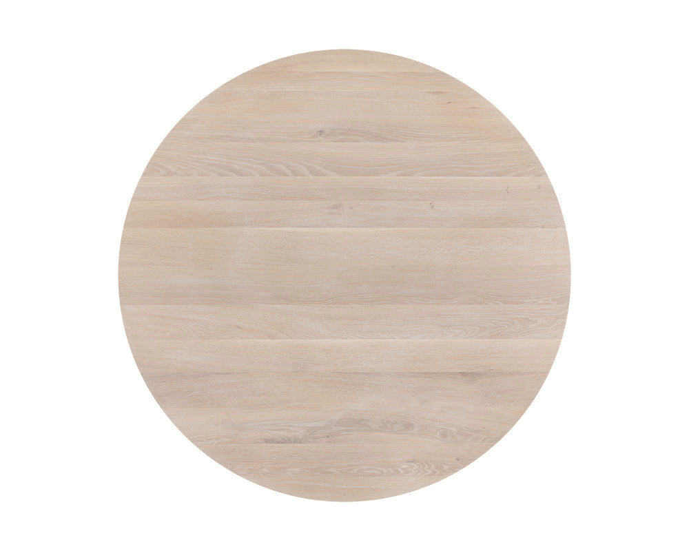 Althea Dining Table / Light Oak 9 - a - FURNITURE - dining table - round Sunpan