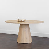 Althea Dining Table / Light Oak 9 - a - FURNITURE - dining table - round Sunpan