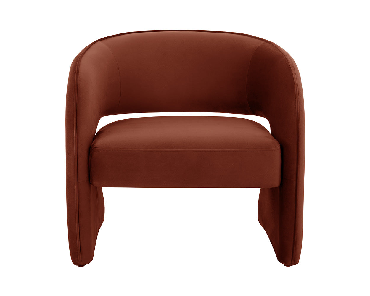 Rosie Lounge Chair - Meg Rust 3 - FURNITURE - chair Sunpan