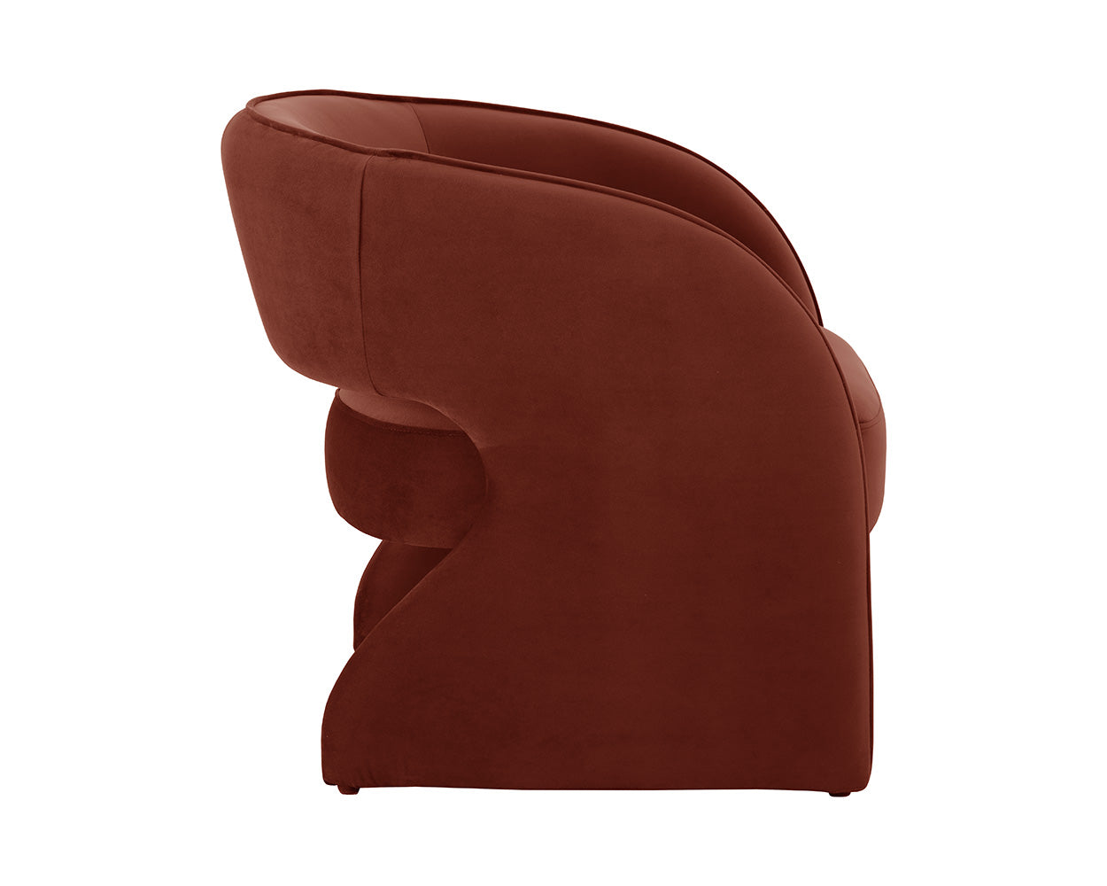 Rosie Lounge Chair - Meg Rust 3 - FURNITURE - chair Sunpan