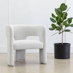Isla Lounge Chair - Copenhagen White 3 - FURNITURE - chair Sunpan