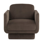 Evelyn Lounge Chair - Meg Dark Brown 3 - FURNITURE - chair Sunpan