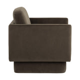Evelyn Lounge Chair - Meg Dark Brown 3 - FURNITURE - chair Sunpan