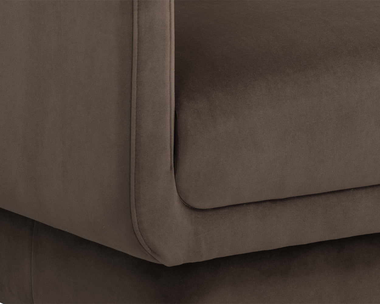Evelyn Lounge Chair - Meg Dark Brown 3 - FURNITURE - chair Sunpan