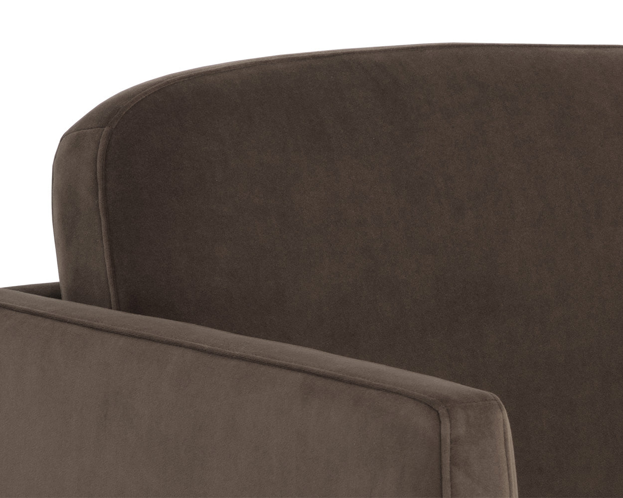 Evelyn Lounge Chair - Meg Dark Brown 3 - FURNITURE - chair Sunpan