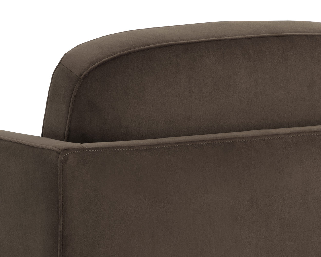 Evelyn Lounge Chair - Meg Dark Brown 3 - FURNITURE - chair Sunpan