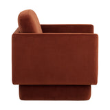 Evelyn Lounge Chair - Meg Rust 3 - FURNITURE - chair Sunpan