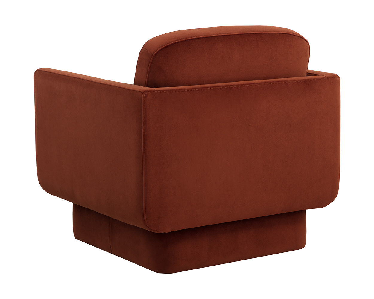 Evelyn Lounge Chair - Meg Rust 3 - FURNITURE - chair Sunpan