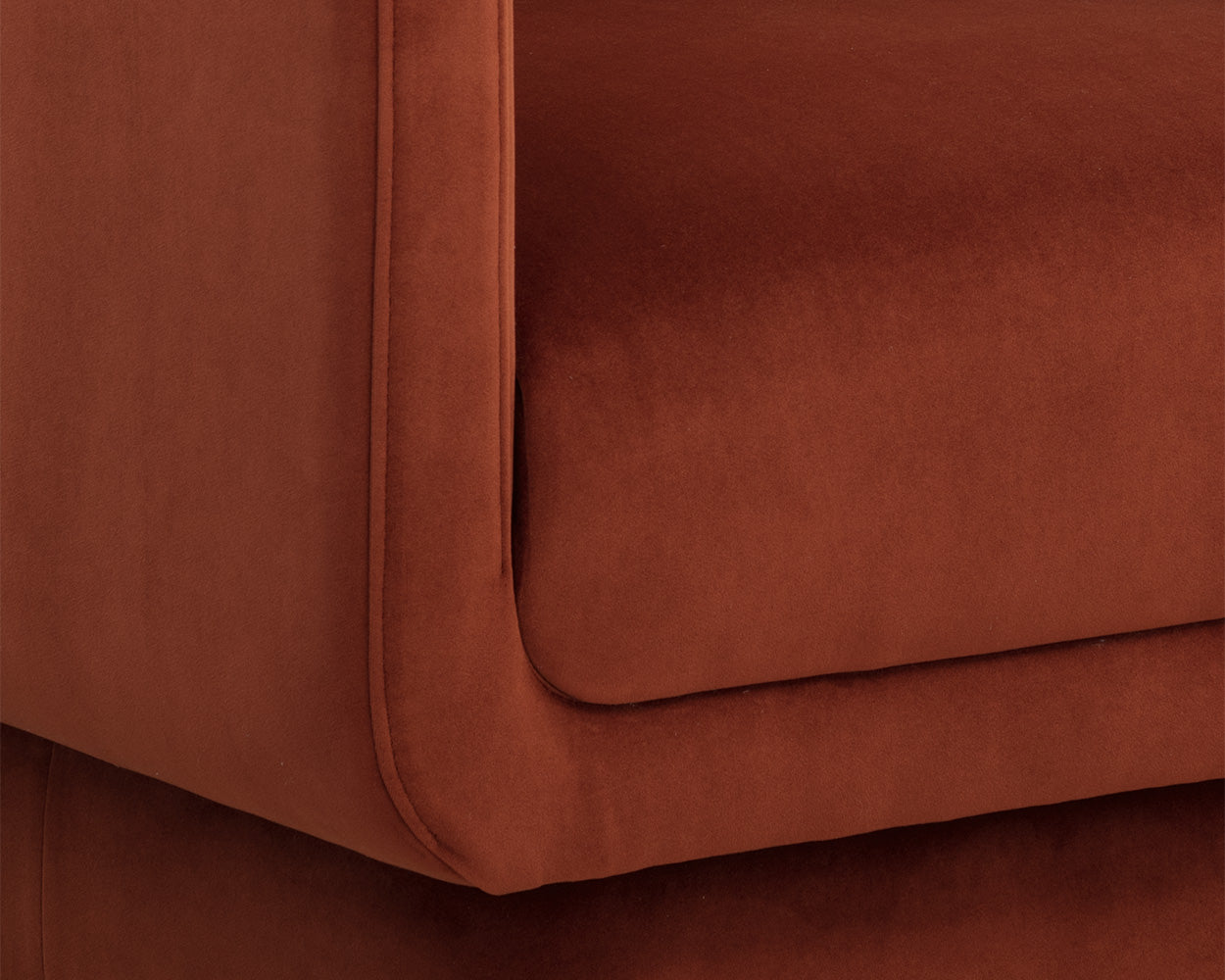 Evelyn Lounge Chair - Meg Rust 3 - FURNITURE - chair Sunpan