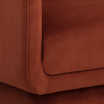 Evelyn Lounge Chair - Meg Rust 3 - FURNITURE - chair Sunpan