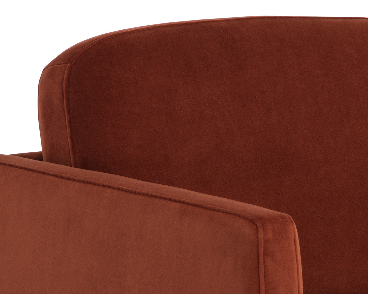 Evelyn Lounge Chair - Meg Rust 3 - FURNITURE - chair Sunpan