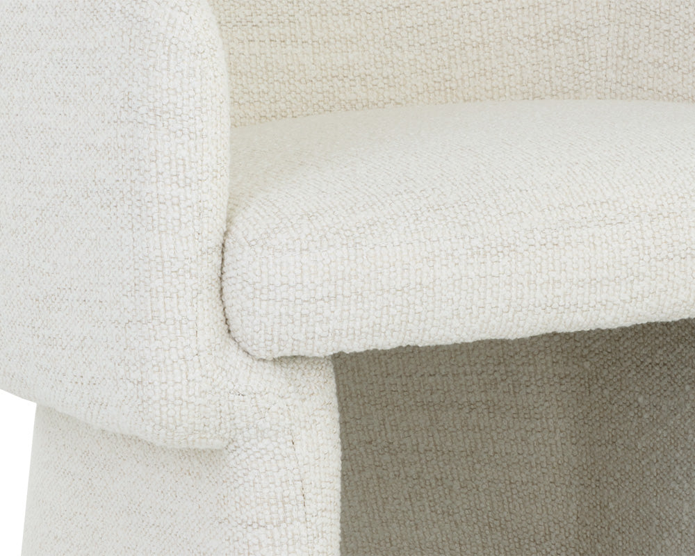 Lola Lounge Chair / Merino Pearl 3 - FURNITURE - chair Sunpan