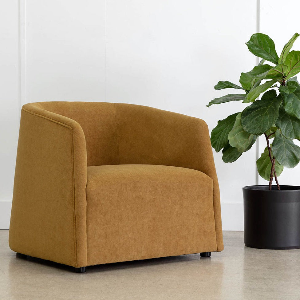Serena Lounge Chair - Treasure Gold 3 - FURNITURE - chair Sunpan