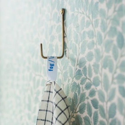 Handmade Brass Single Hook wall hook Fog Linen Work